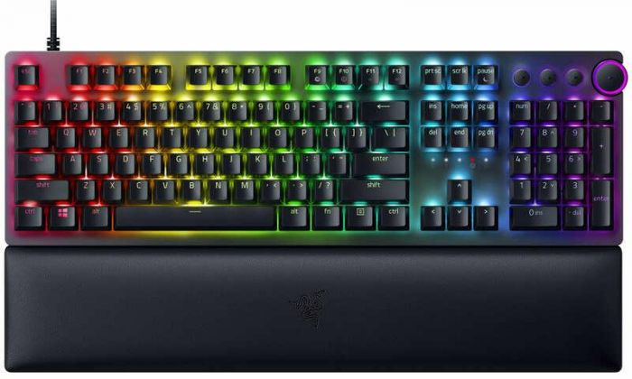 Клавіатура Razer Huntsman V2 Purple Optical Switch Black (RZ03-03931300-R3R1)