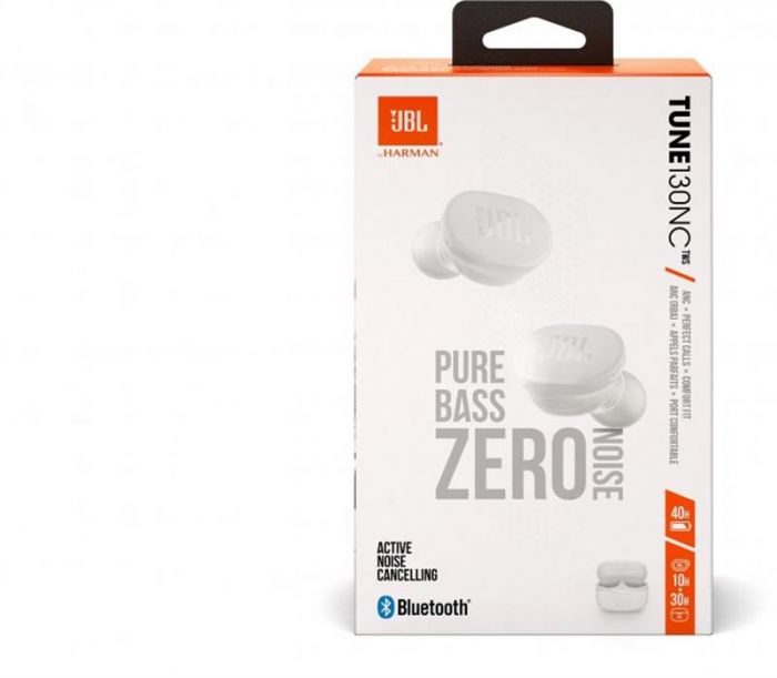 Bluetooth-гарнітура JBL Tune 130NC TWS White (JBLT130NCTWSWHT)