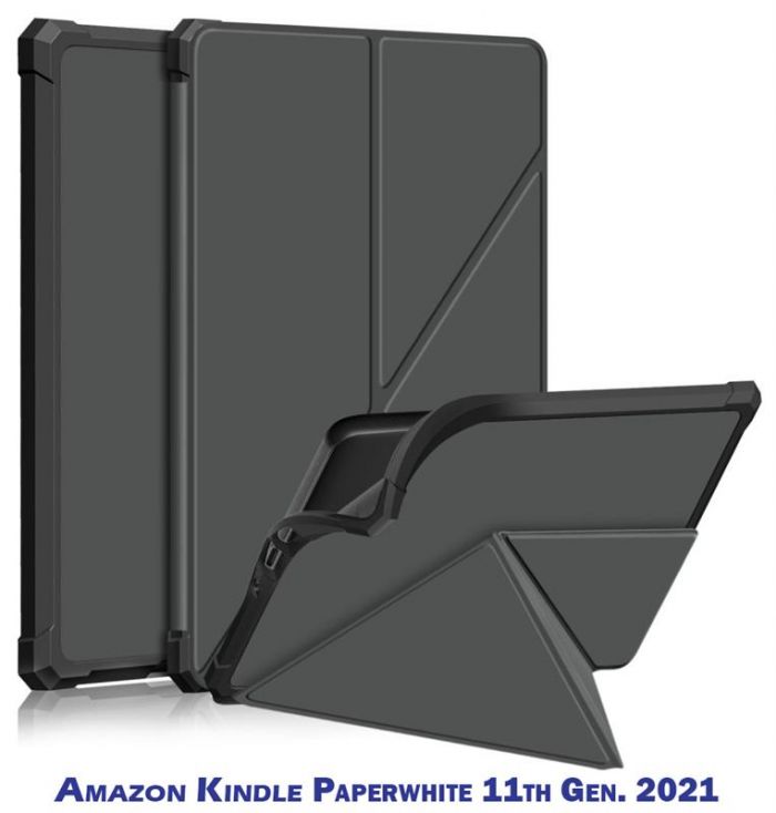 Чохол-книжка BeCover Ultra Slim Origami для Amazon Kindle Paperwhite 11th Gen. 2021 Gray (707221)