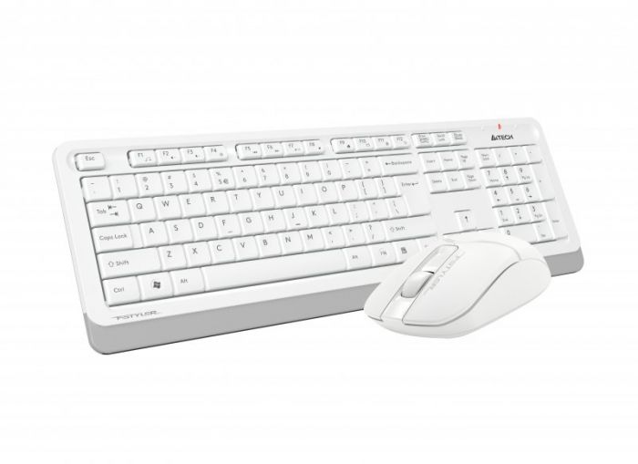 Комплект (клавіатура, миша) бездротовий A4Tech FG1012 White USB