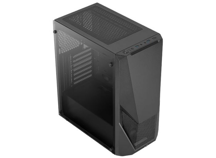 Корпус AeroCool Zauron Saturn FRGB-G-BK-v2 (ACCM-PV23023.11) Black без БЖ