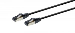 Патч-корд Cablexpert (PP8-LSZHCU-BK-5M) cat.8, S/FTP, літий, 50u "штекер із засувкою, 5 м, чорний