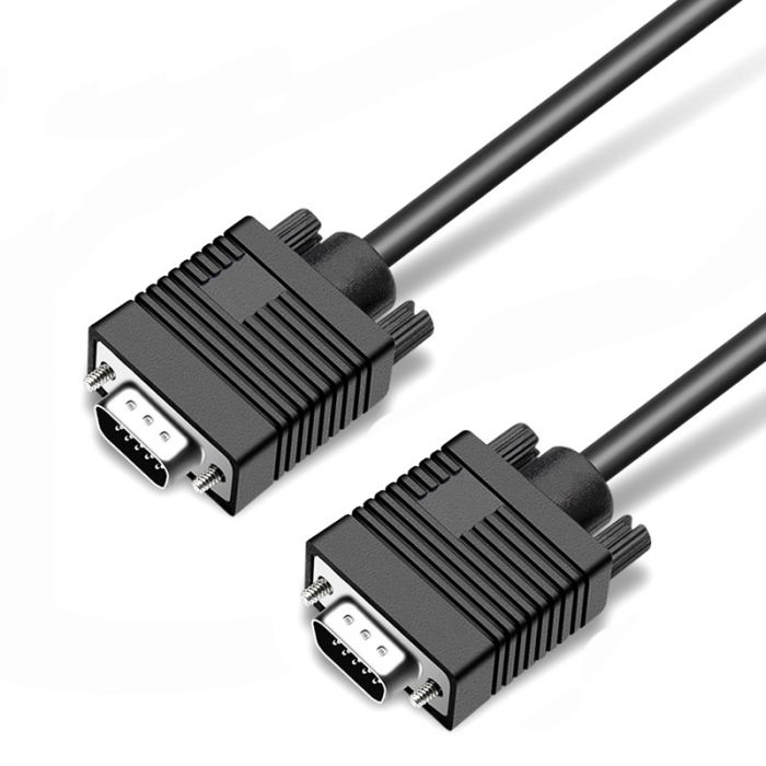 Кабель Prologix VGA - VGA (M/M), HD15M/HD15M (3+9С), 3 м, Black (PR-VGA-VGA-P-06-28-3m)