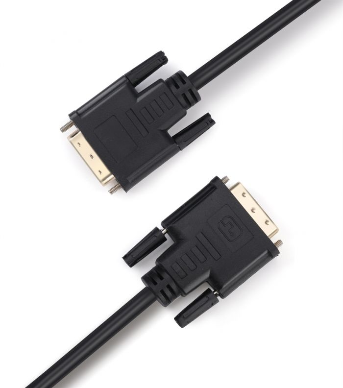 Кабель Prologix DVI - DVI (M/M), Single link,18+1, 3 м, Black (PR-DVI-DVI-P-05-28-3m)