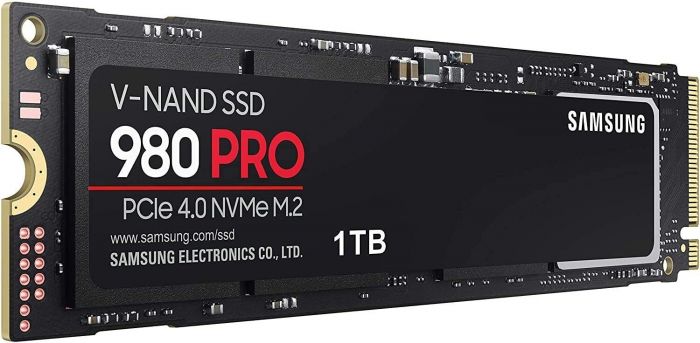 Накопичувач SSD  1ТB Samsung 980 PRO M.2 2280 PCIe 4.0 x4 NVMe V-NAND MLC (MZ-V8P1T0BW)