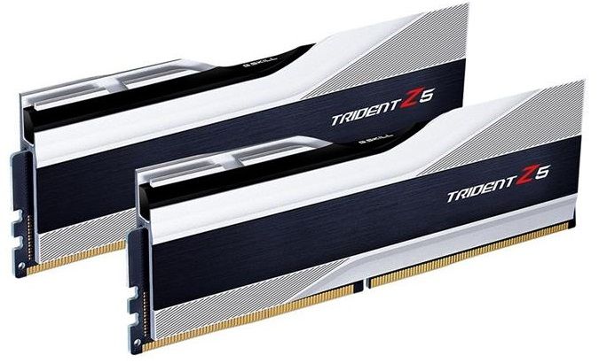 Модуль пам`ятi DDR5 2x16GB/6000 G.Skill Trident Z5 Silver (F5-6000J3636F16GX2-TZ5S)