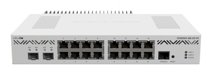 Маршрутизатор MikroTik CCR2004-16G-2S+PC