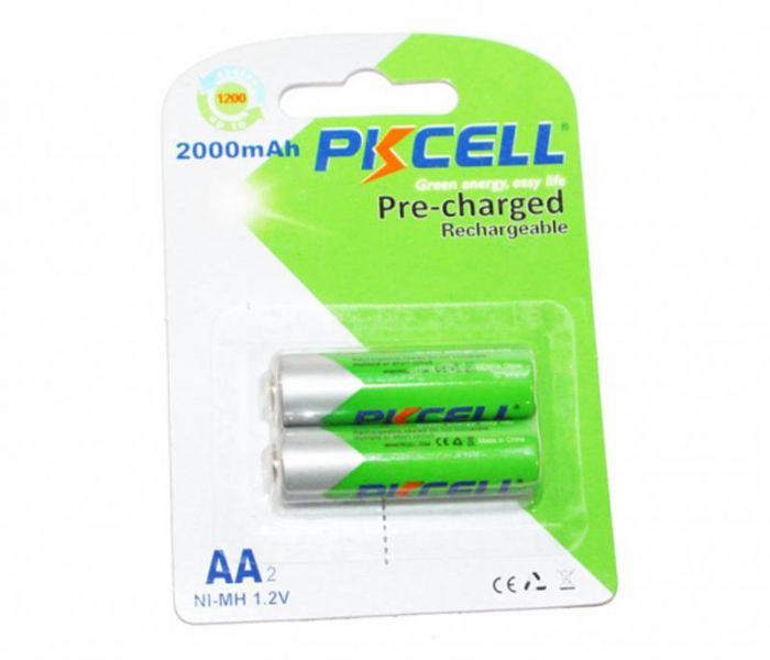 Акумулятор PKCELL Ni-MH AA/HR06 2000 mAh BL 2шт (PC/AA2000-2BA/09327)