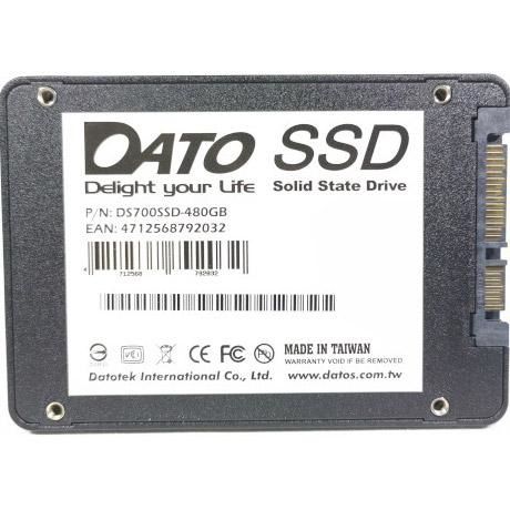 Накопичувач SSD   480GB Dato DS700 2.5" SATAIII TLC (DS700SSD-480GB)