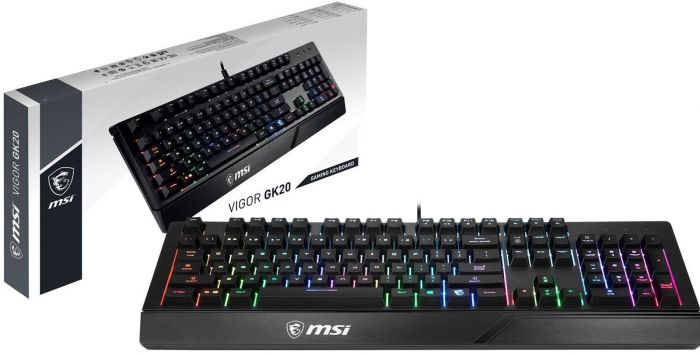 Клавіатура MSI Vigor GK20 UA Black USB (S11-04UA208-CLA)