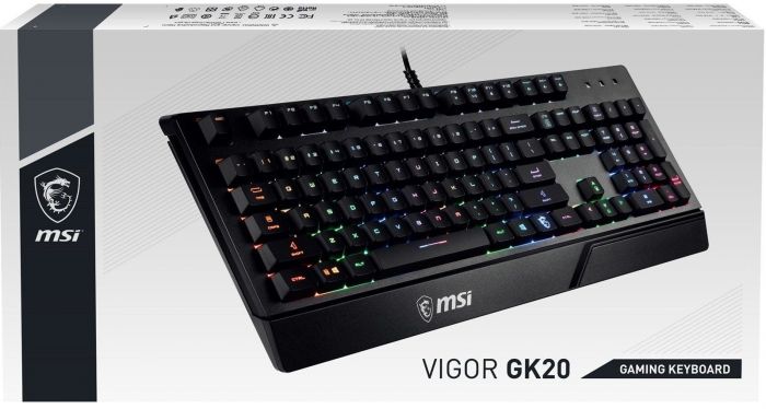 Клавіатура MSI Vigor GK20 UA Black USB (S11-04UA208-CLA)