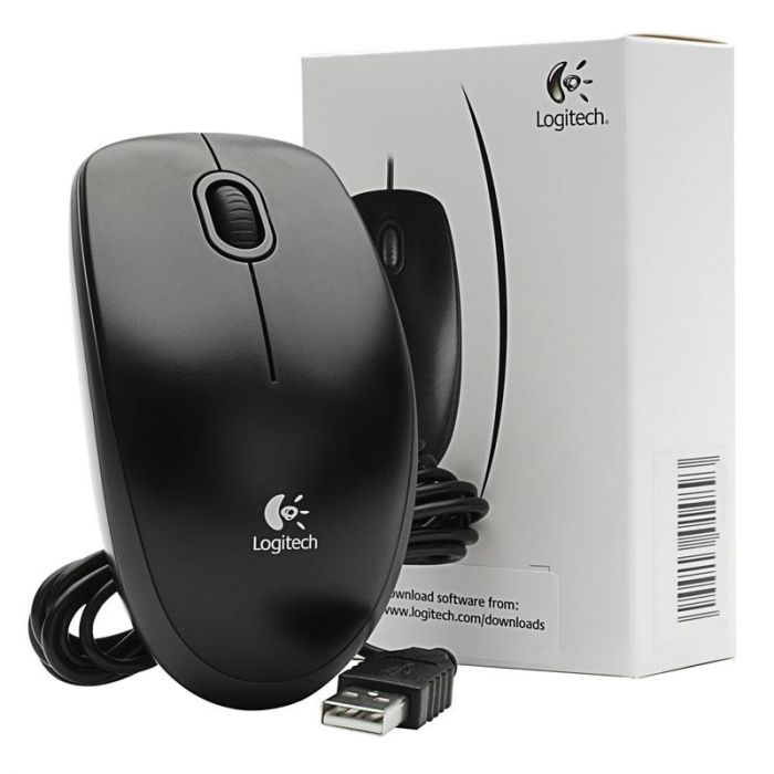 Миша Logitech B100 Black (910-003357)