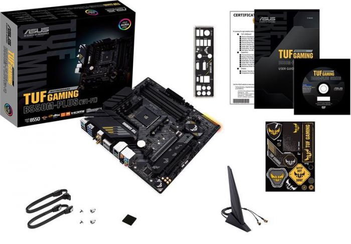 Материнська плата Asus TUF Gaming B550M-Plus Wi-Fi II Socket AM4