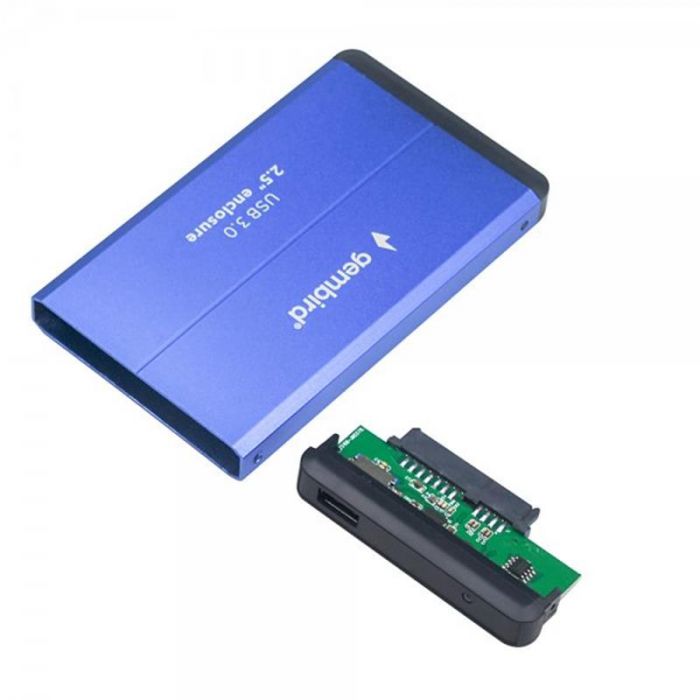 Зовнішня кишеня Gembird для підключення SATA HDD 2.5", USB 3.0, Blue (EE2-U3S-2-B)