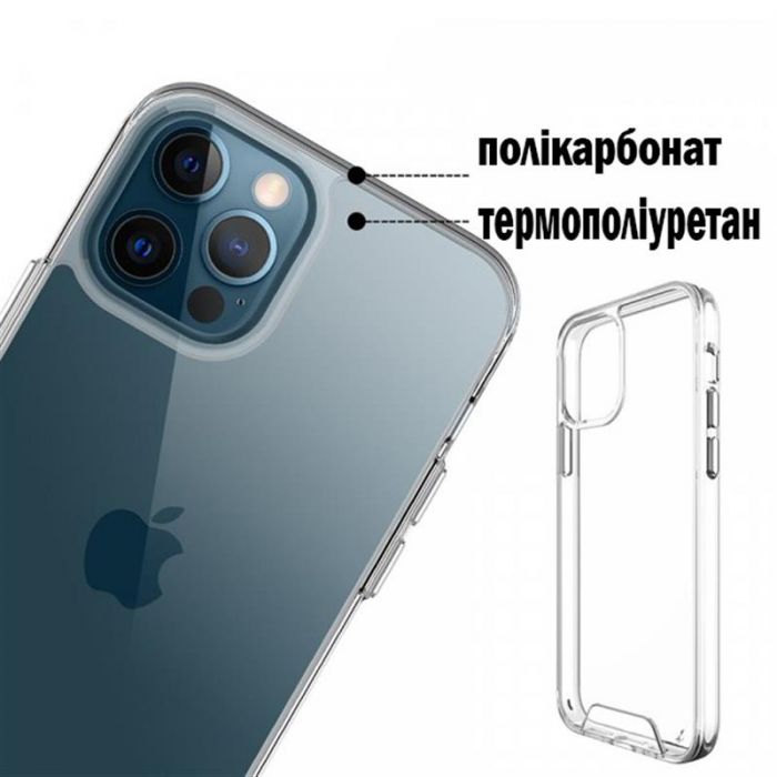 Чохол-накладка BeCover Space Case для Apple iPhone 12 Pro Max Transparancy (707794)