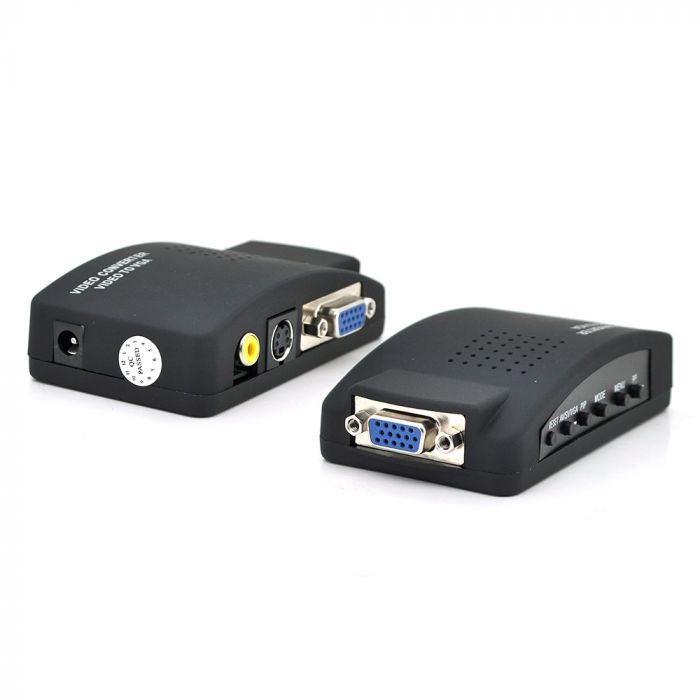 Адаптер Voltronic VGA - VGA+S-Video+RCA (F/F), Black (YT-C-S-Video(IN)/VGA(OUT)/05931)