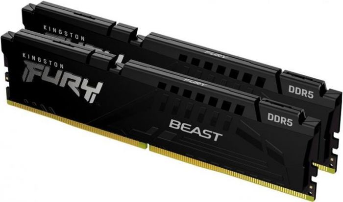 Модуль пам`яті DDR5 2x8GB/5200 Kingston Fury Beast Black (KF552C40BBK2-16)