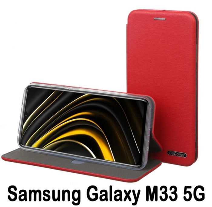 Чохол-книжка BeCover Exclusive для Samsung Galaxy M33 5G SM-M336 Burgundy Red (707943)