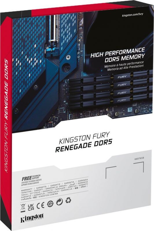 Модуль пам`яті DDR5 2x16GB/6000 Kingston Fury Renegade Silver (KF560C32RSK2-32)