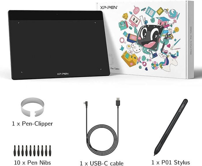 Графічний планшет XP-Pen Deco Fun XS Black