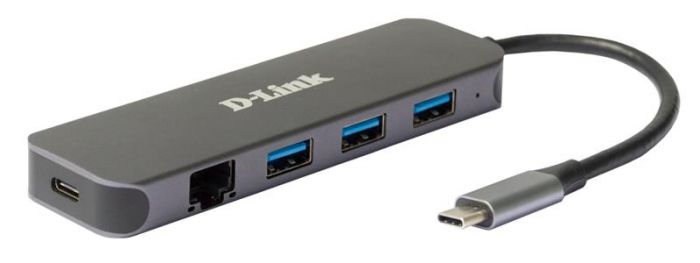 Концентратор USB Type-C D-Link DUB-2334