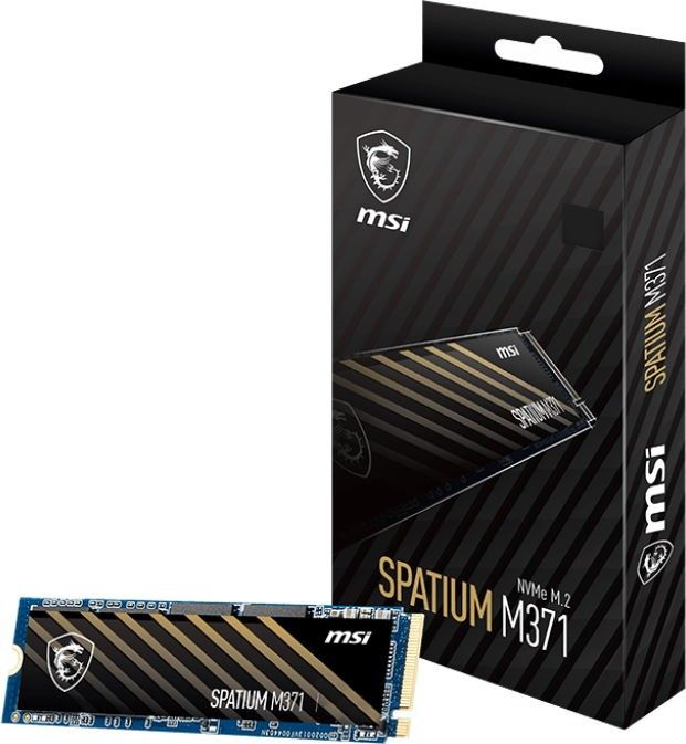 Накопичувач SSD 500GB MSI Spatium M371 M.2 2280 PCIe 3.0 x4 NVMe 3D NAND TLC (S78-440K160-P83)