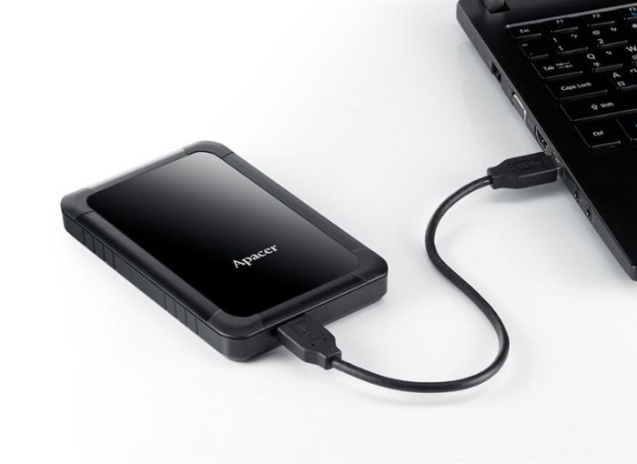 Зовнішній жорсткий диск 2.5" USB 1.0TB Apacer AC532 Black (AP1TBAC532B-1)