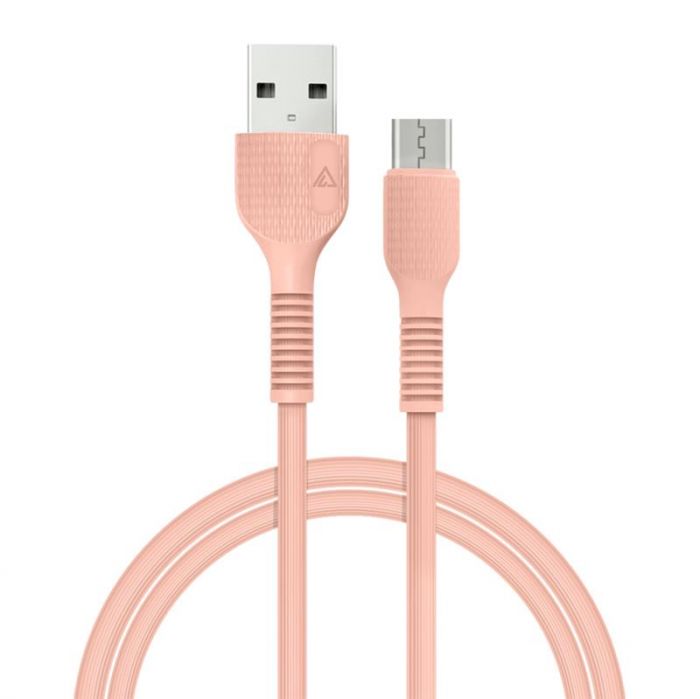 Кабель ACCLAB AL-CBCOLOR-M1PH USB - micro USB (M/M), 1.2 м, Peach (1283126518164)