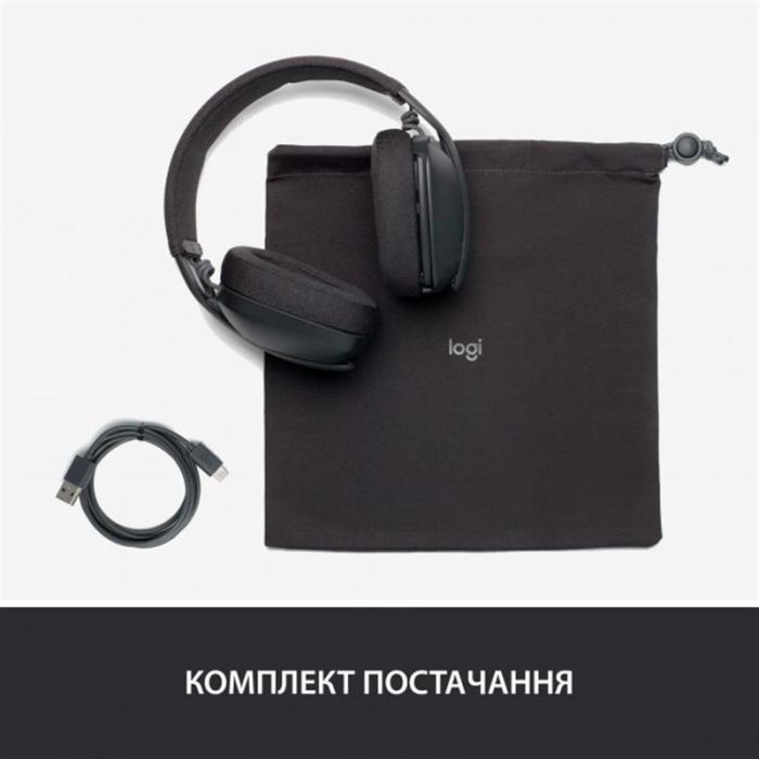 Bluetooth-гарнітура Logitech Zone Vibe 100 Wireless Graphite (981-001213)