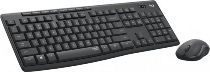 Комплект (клавiатура, миша) бездротовий Logitech MK295 Combo Black (920-009800)