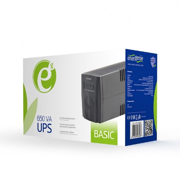 Джерело безребійного живлення EnerGenie EG-UPS-B650 650VA