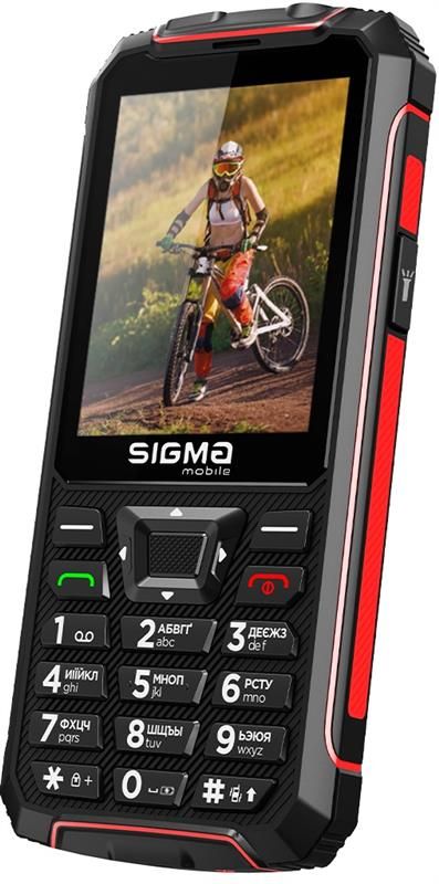 Мобільний телефон Sigma mobile X-treme PR68 Dual Sim Black/Red (4827798122129)