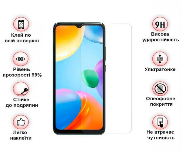 Захисне скло BeCover для Xiaomi Poco C40 Crystal Clear Glass 3D (708171)