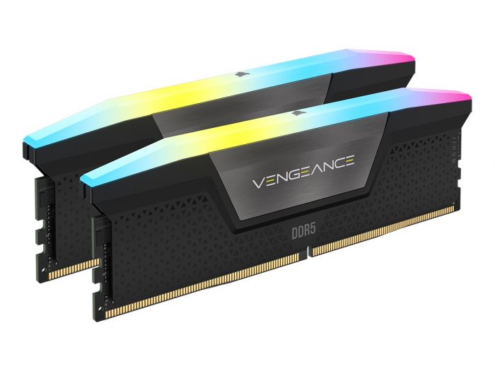 Модуль пам`ятi DDR5 2x48GB/6000 Corsair Vengeance RGB Black (CMH96GX5M2B6000C30)