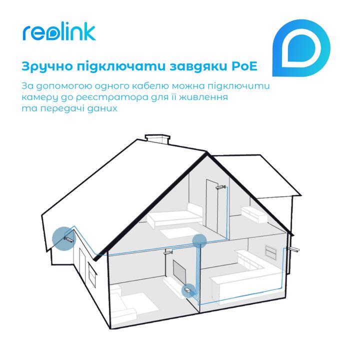 Комплект відеоспостереження Reolink RLK16-800D8