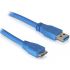 Кабель ATcom USB 3.0 AM/MicroBM 1,8 м blue