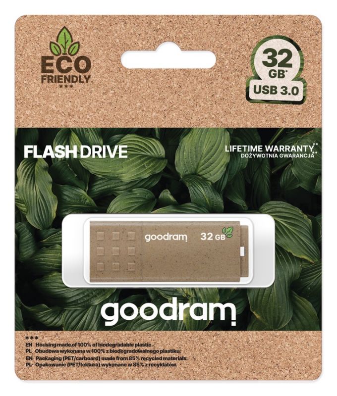 Флеш-накопичувач USB3.0 32GB GOODRAM UME3 Eco Friendly (UME3-0320EFR11)