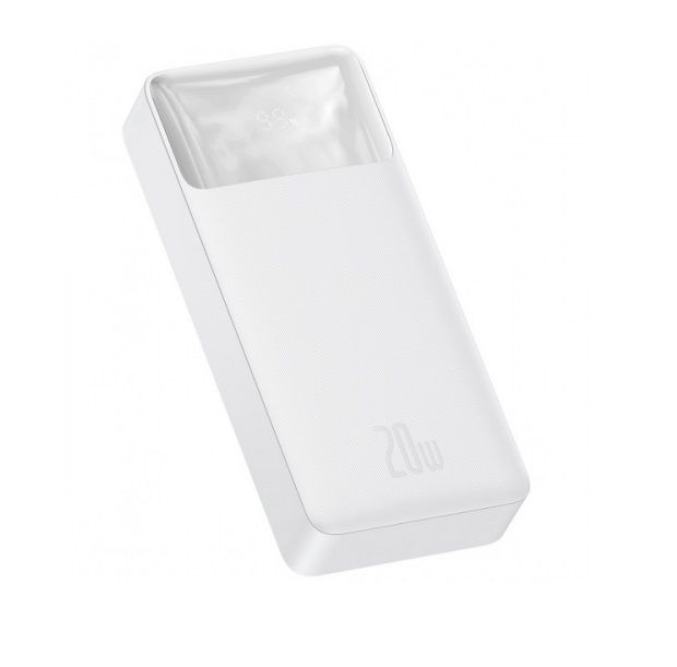 Універсальна мобільна батарея Baseus Bipow 20000mAh, 20W, White (PPBD20K/29492)