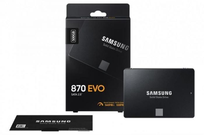 Накопичувач SSD 250GB Samsung 870 EVO 2.5" SATAIII MLC (MZ-77E250B/EU)