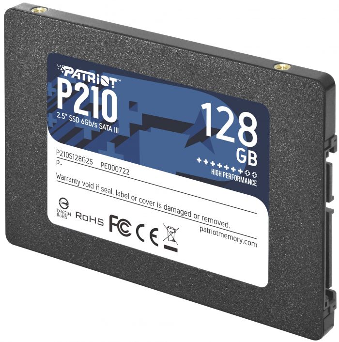 Накопичувач SSD 128GB Patriot P210 2.5" SATAIII TLC (P210S128G25)