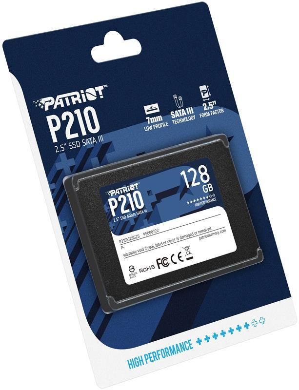 Накопичувач SSD 128GB Patriot P210 2.5" SATAIII TLC (P210S128G25)