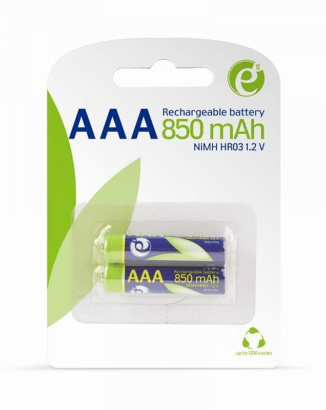 Аккумулятор EnerGenie AAA/HR03 Ni-MH 850 mAh BL 2шт