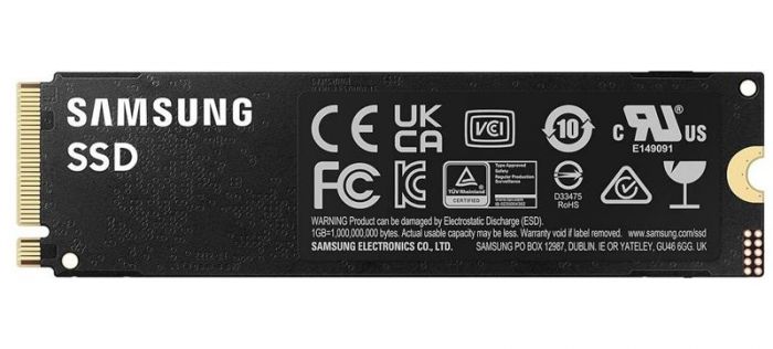 Накопичувач SSD  1ТB Samsung 990 PRO M.2 2280 PCIe 4.0 x4 NVMe V-NAND TLC (MZ-V9P1T0BW)