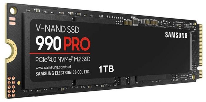 Накопичувач SSD  1ТB Samsung 990 PRO M.2 2280 PCIe 4.0 x4 NVMe V-NAND TLC (MZ-V9P1T0BW)