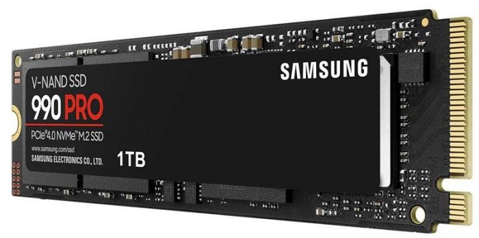 Накопичувач SSD  1ТB Samsung 990 PRO M.2 2280 PCIe 4.0 x4 NVMe V-NAND TLC (MZ-V9P1T0BW)