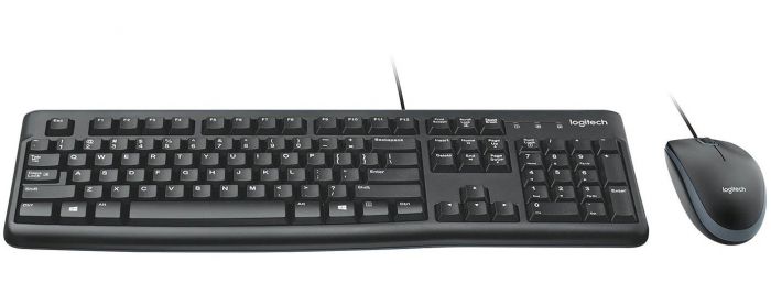 Комплект (клавіатура, мишка) Logitech MK120 Black (920-002563)