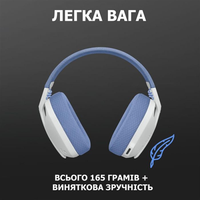 Bluetooth-гарнітура Logitech G435 Wireless White (981-001074)