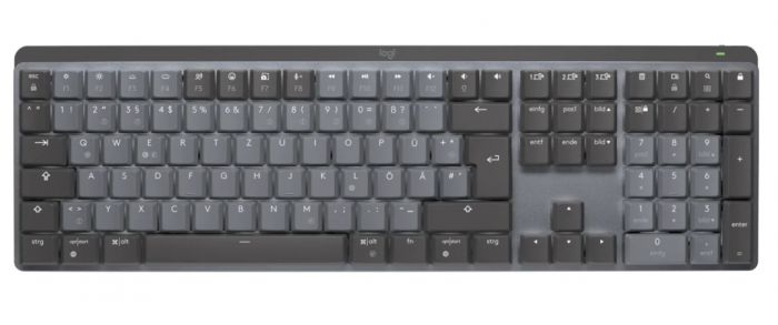 Клавіатура бездротова Logitech MX Mechanical Graphite Tactile (920-010757)