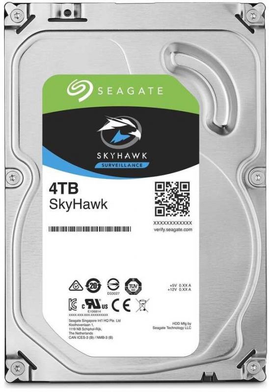 Накопичувач HDD SATA 4.0TB Seagate SkyHawk 256MB (ST4000VX016)