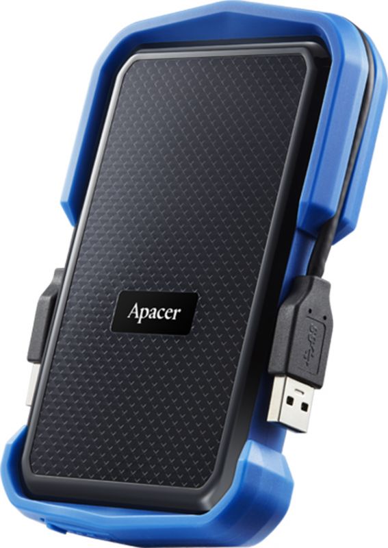 Зовнішній жорсткий диск 2.5" USB 2.0TB Apacer AC631 Black/Blue (AP2TBAC631U-1)